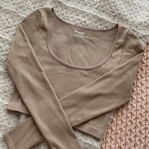 GARAGE long sleeve cropped top size small